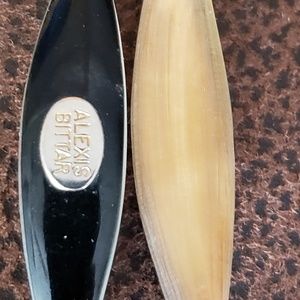 Alexis Bittar gold earrings